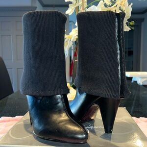 Jessica Simpson women's Massey sock boots size 8  black